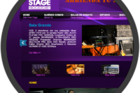 Backstage Website screenshot