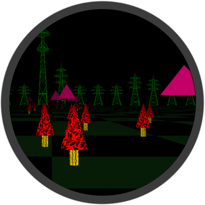 Trees And Pyramids - Quartz Composer Visual