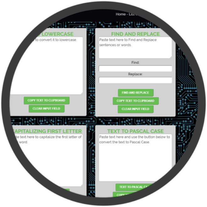 Free Web Tools website screenshot