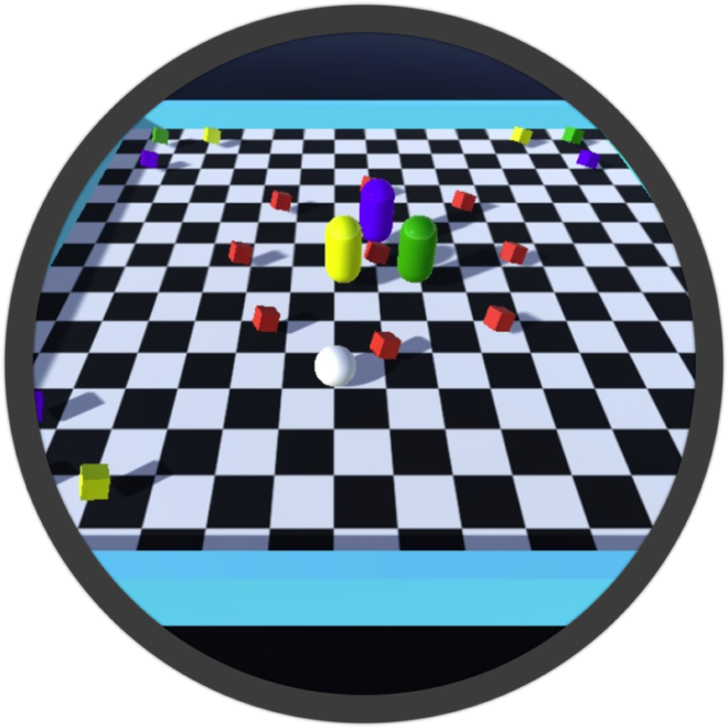 Roll a Ball Unity 3D game screenshot