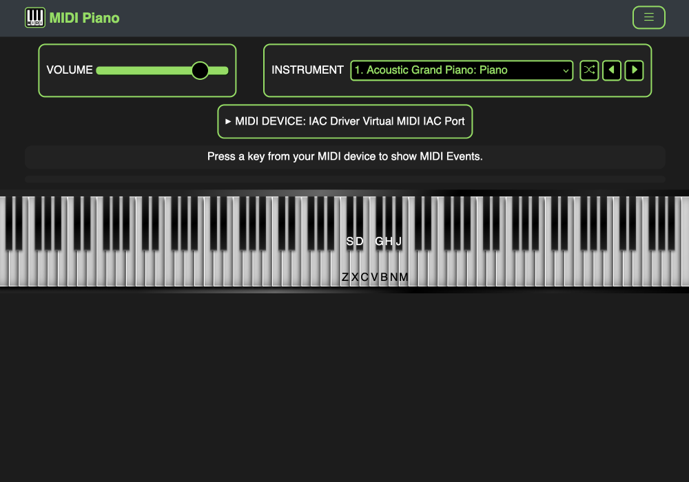 MIDI Piano Astral Memories