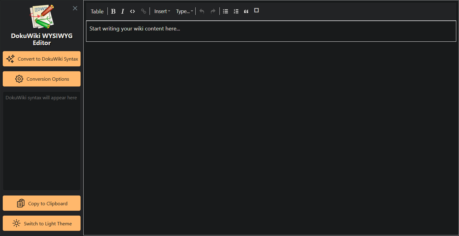 DokuWikiEditor
